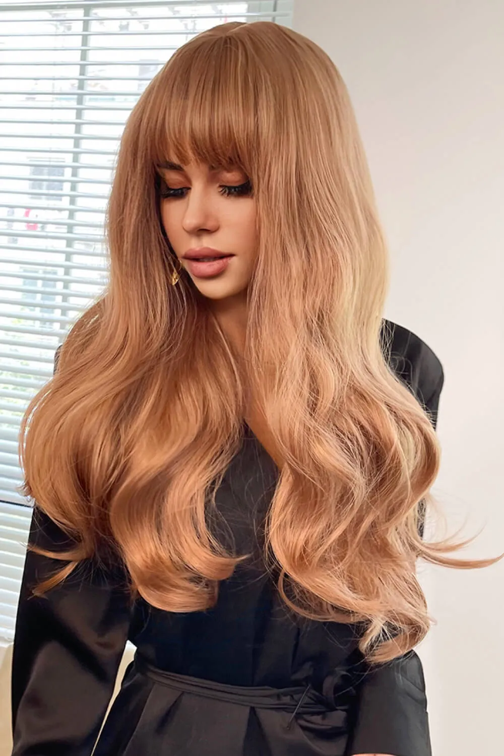Natural Wave Full Machine Synthetic Wigs 26", image 6