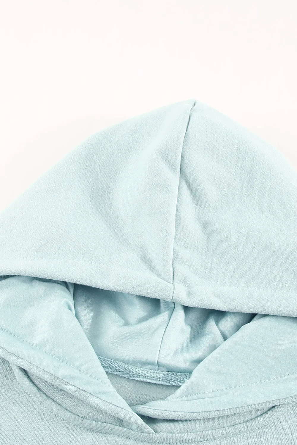 Dropped Shoulder Kangaroo Pocket Hoodie, image 10