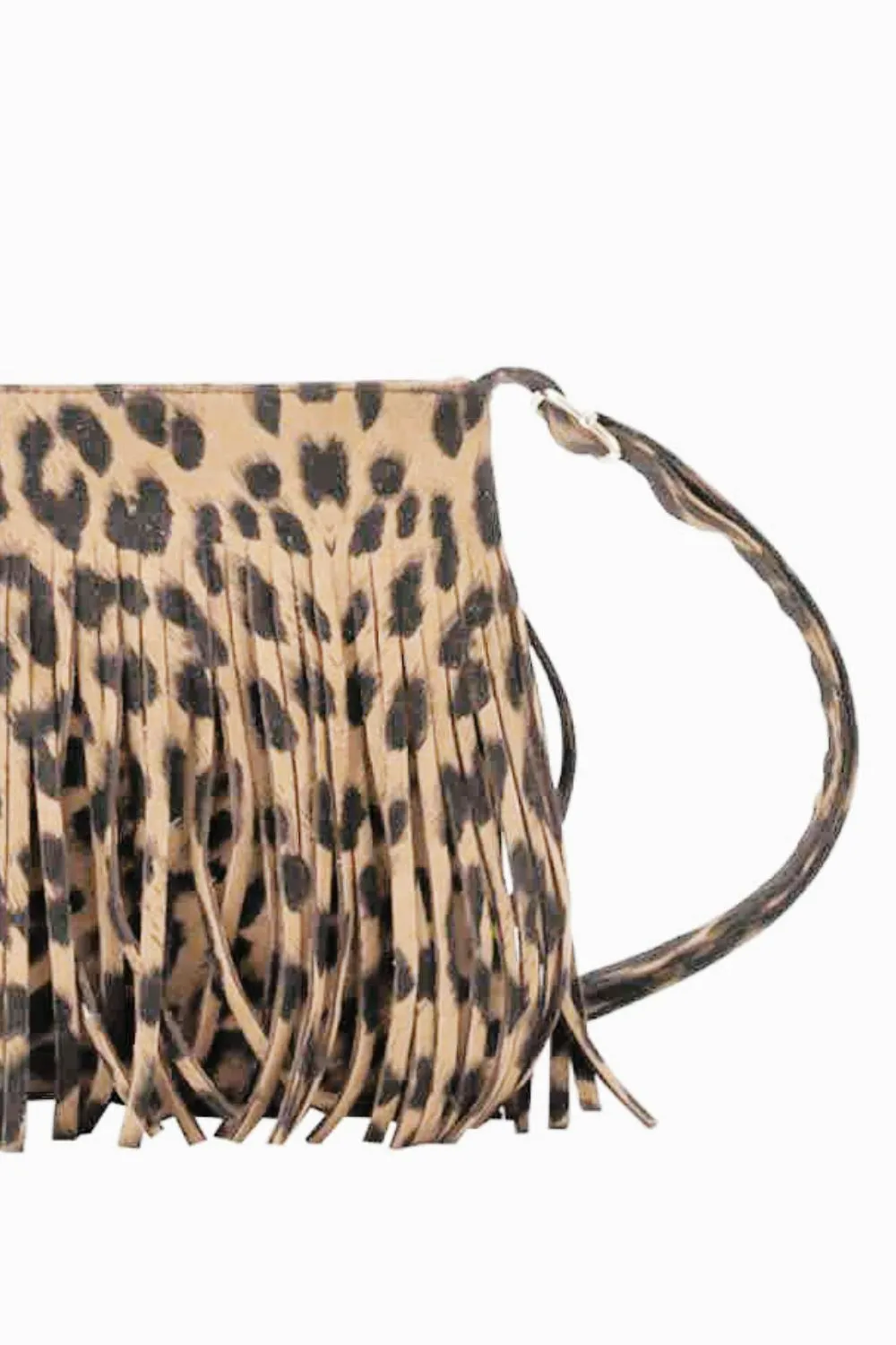PU Leather Crossbody Bag with Fringe, image 15