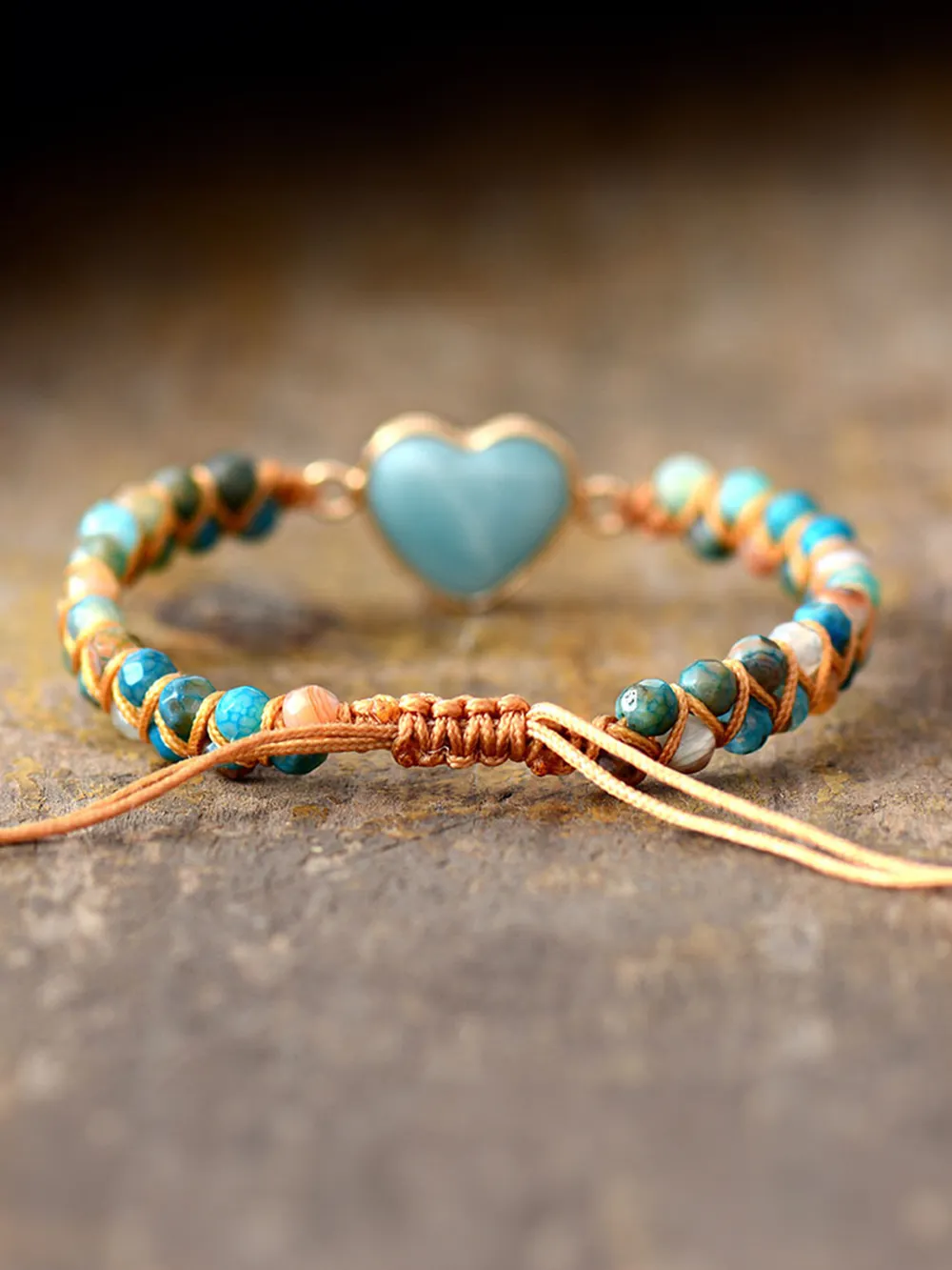 Heart Shape Beaded Bracelet, image 3