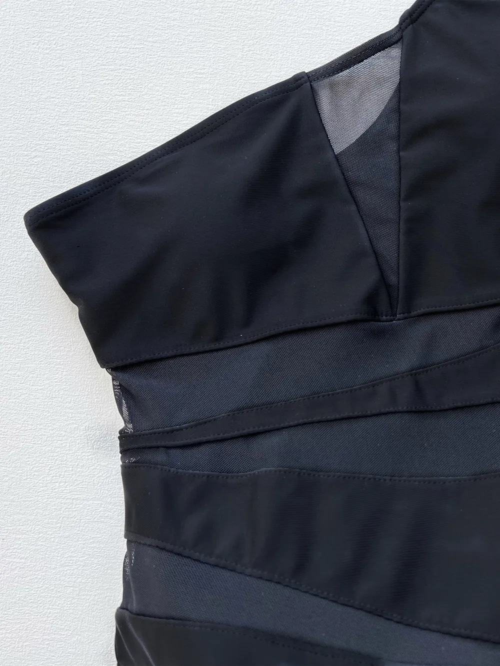 One-Shoulder Sleeveless One-Piece Swimsuit, image 4