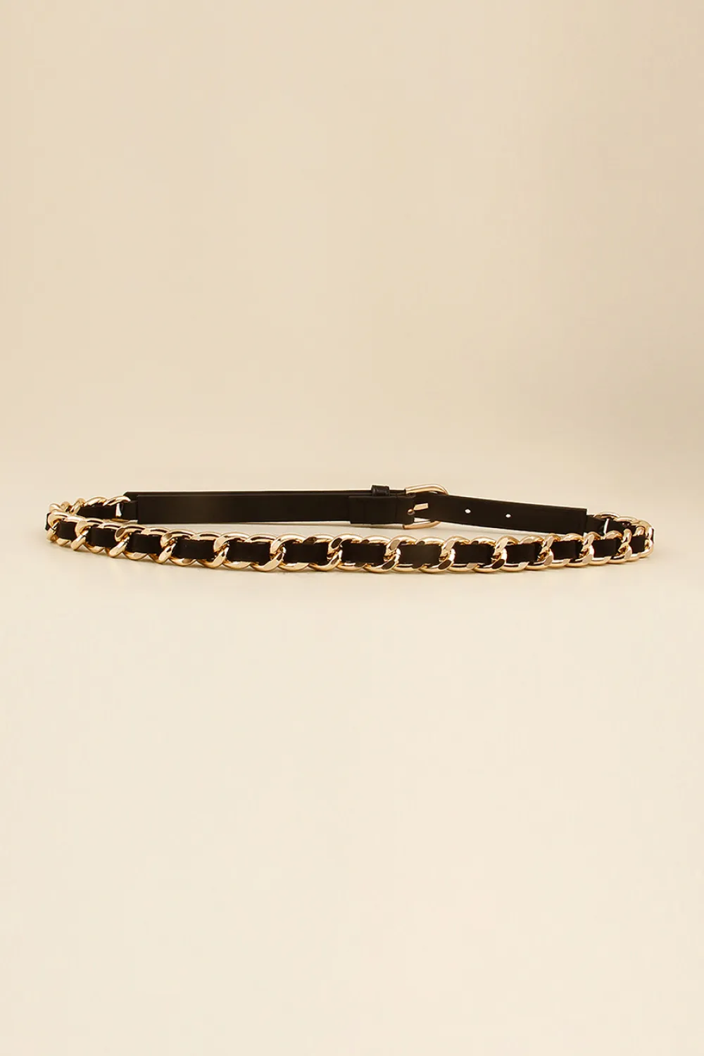 PU Chain Skinny Belt, image 3