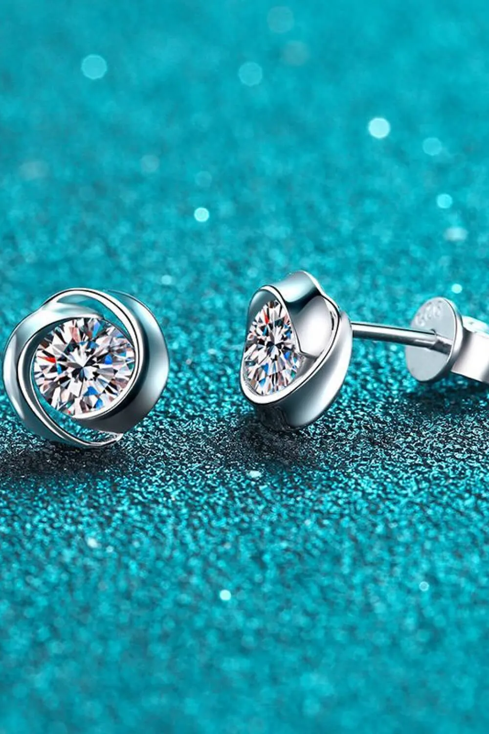 Feeling Fun Moissanite Stud Earrings, image 5