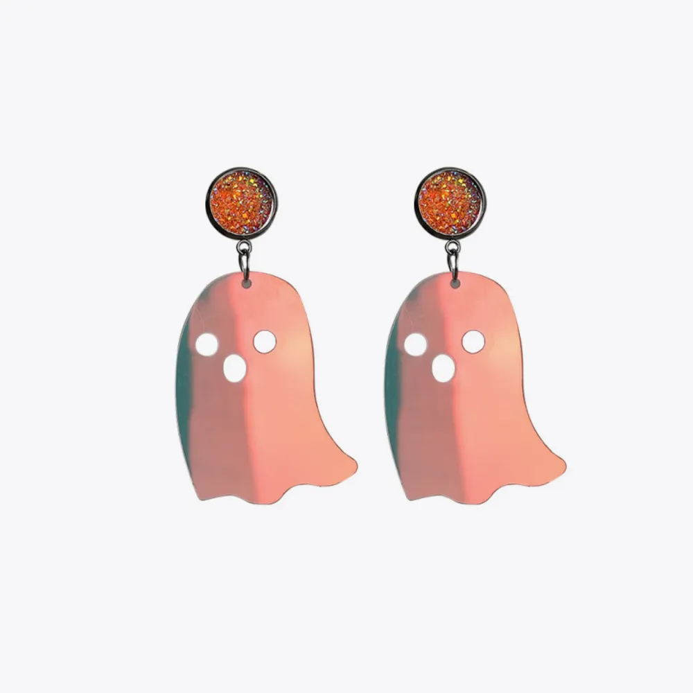 Ghost Shape Acrylic Dangle Earrings, image 2