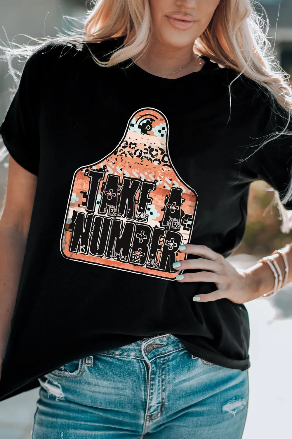 TAKE A NUMBER Graphic Tee, image 3