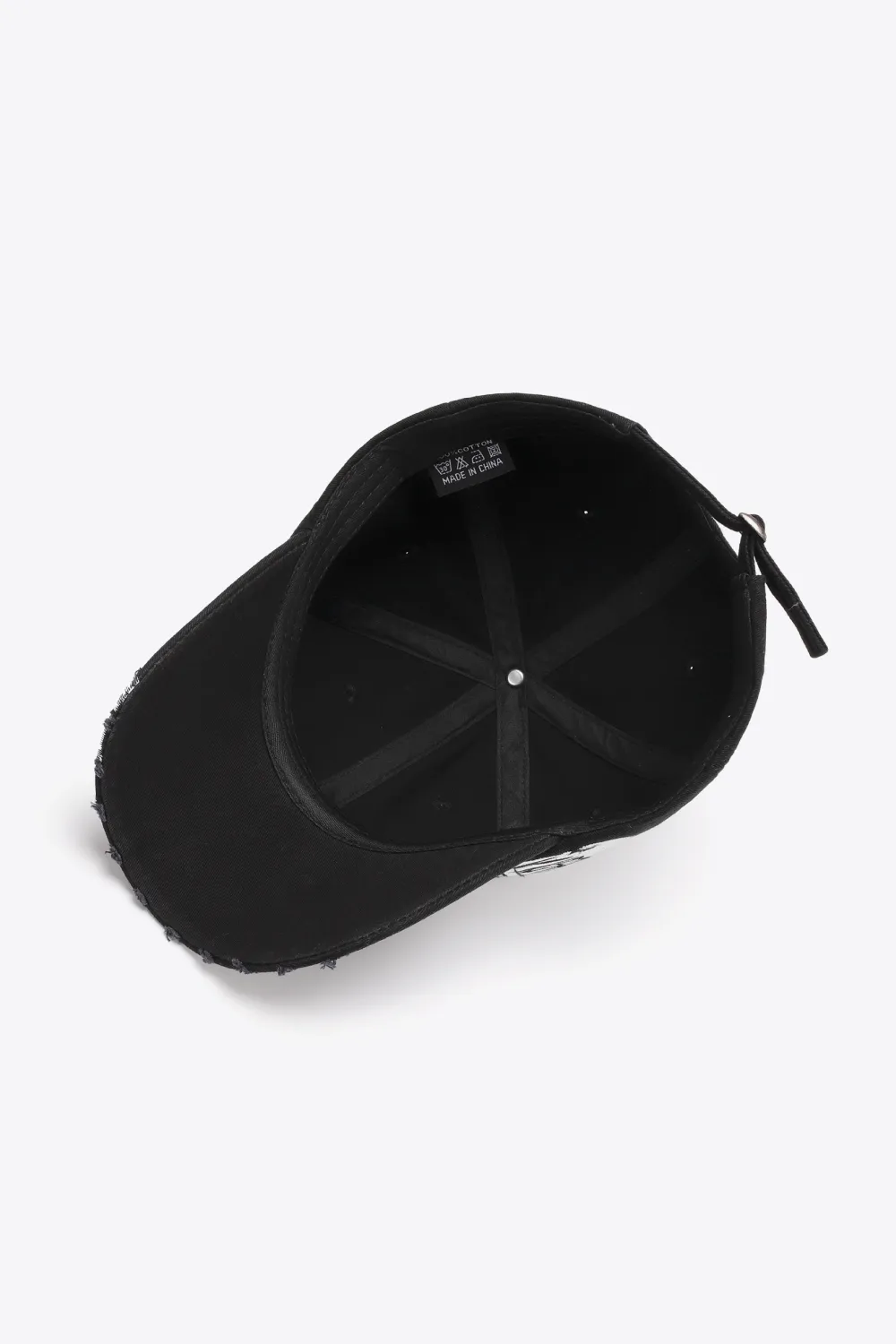VIBRA Graphic Distressed Adjustable Baseball Cap, image 5