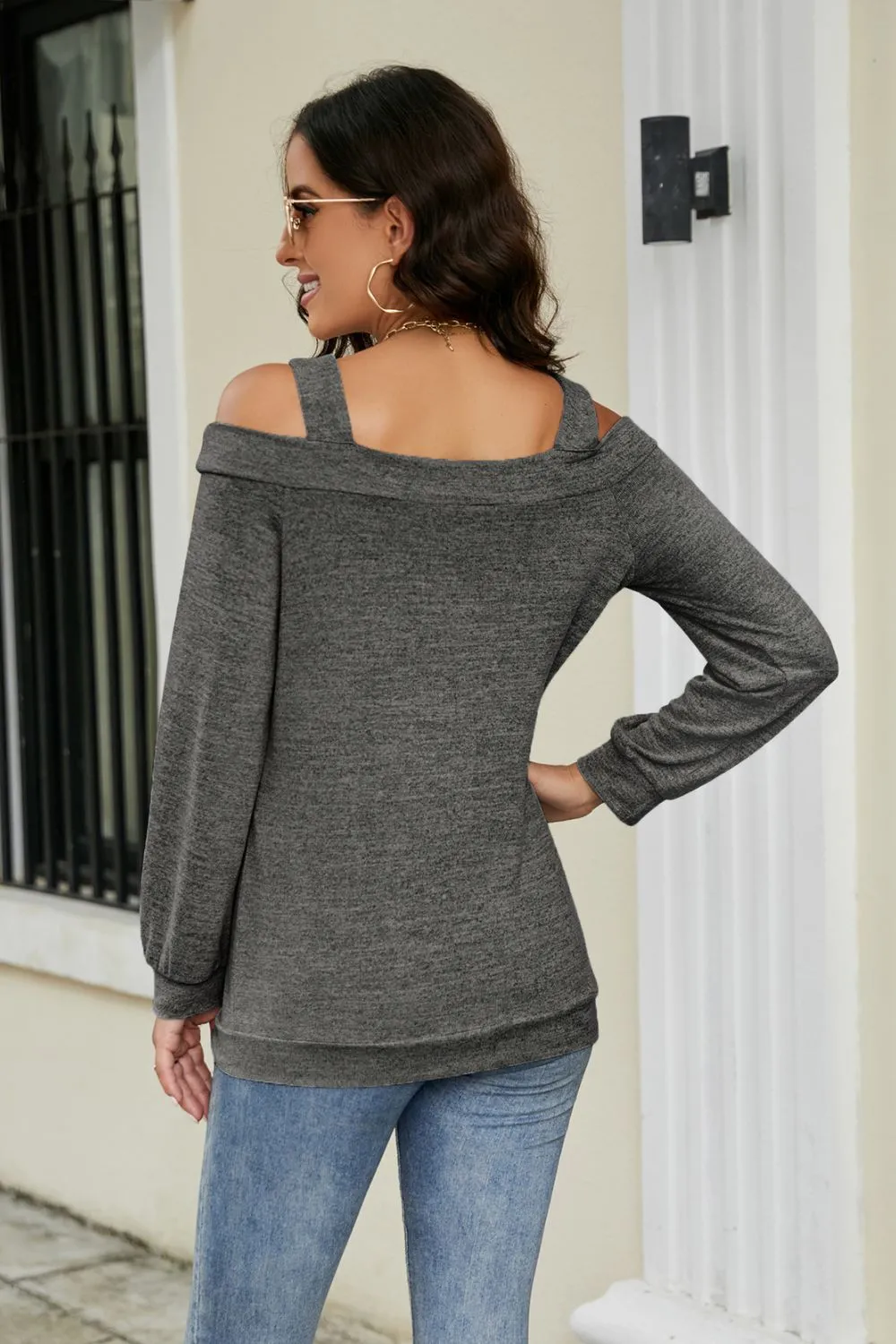 Cutout Cold-Shoulder Top, image 12