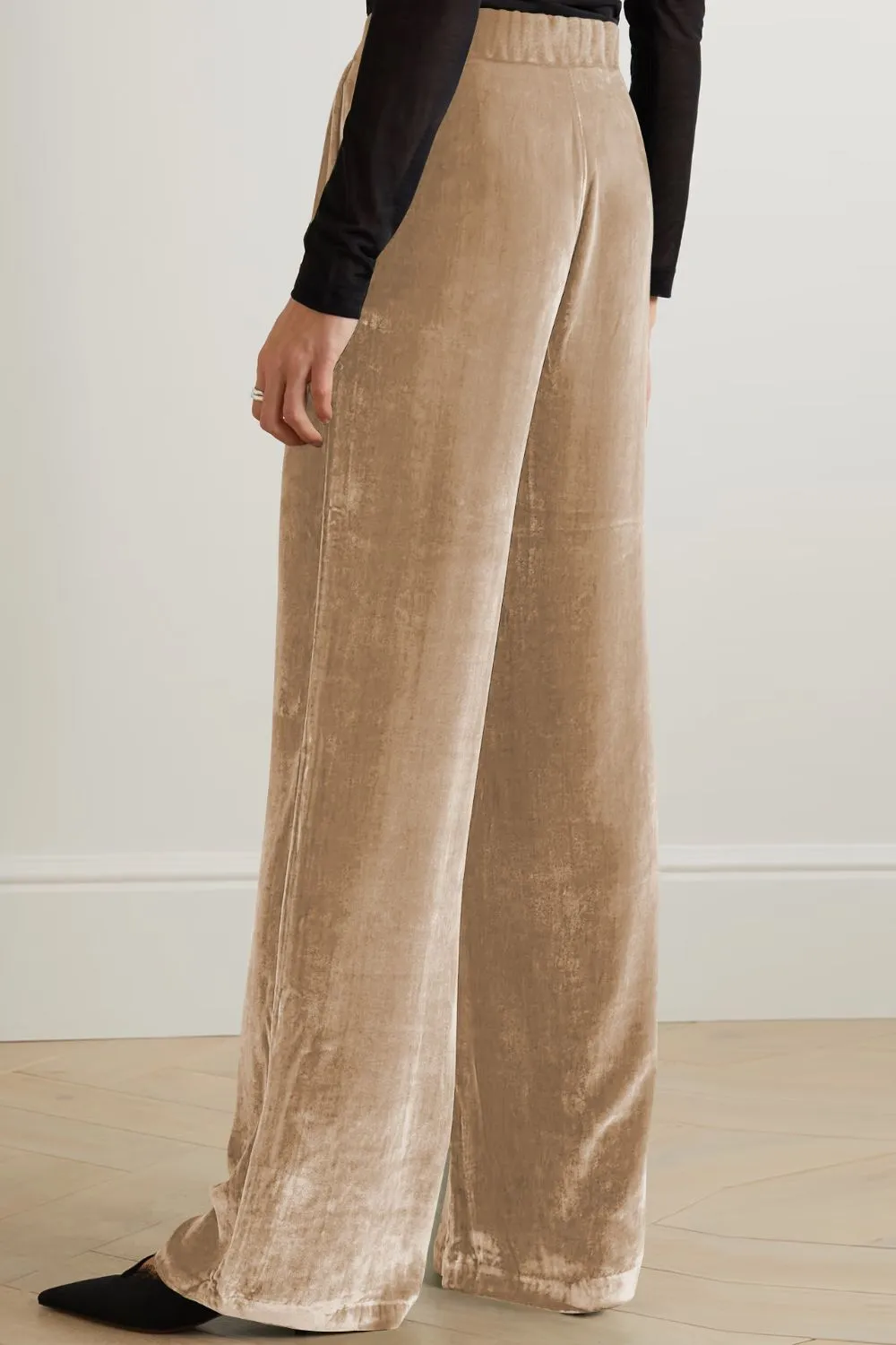 Loose Fit High Waist Long Pants with Pockets, image 20