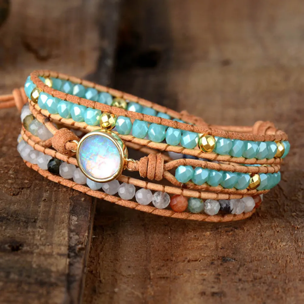 Opal Beaded Layered Bracelet, image 4