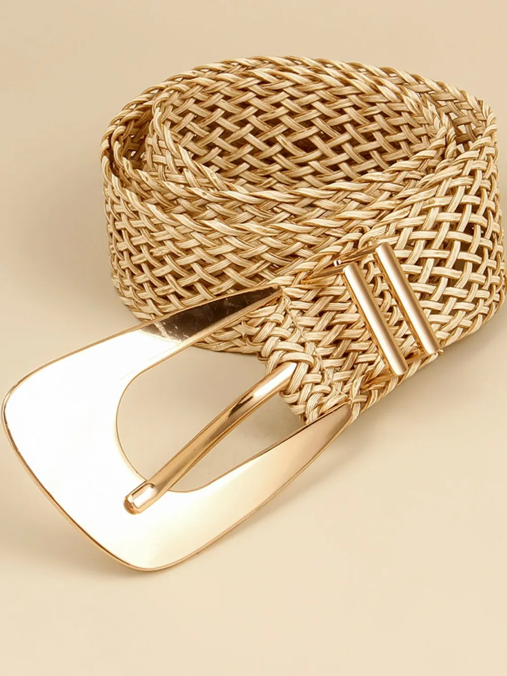 Irregular Buckle Braid Belt, image 9
