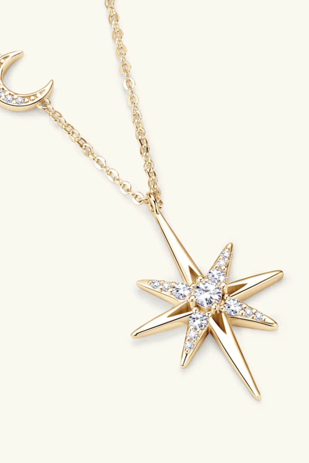Moissanite 925 Sterling Silver Necklace, image 2