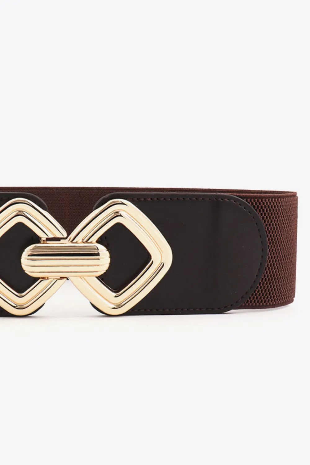 Geometric Buckle Elastic Wide Belt, image 37