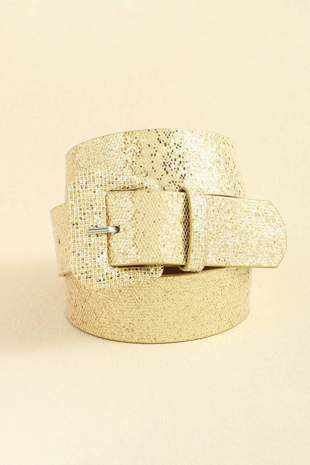 Glitter PU Leather Belt, image 5