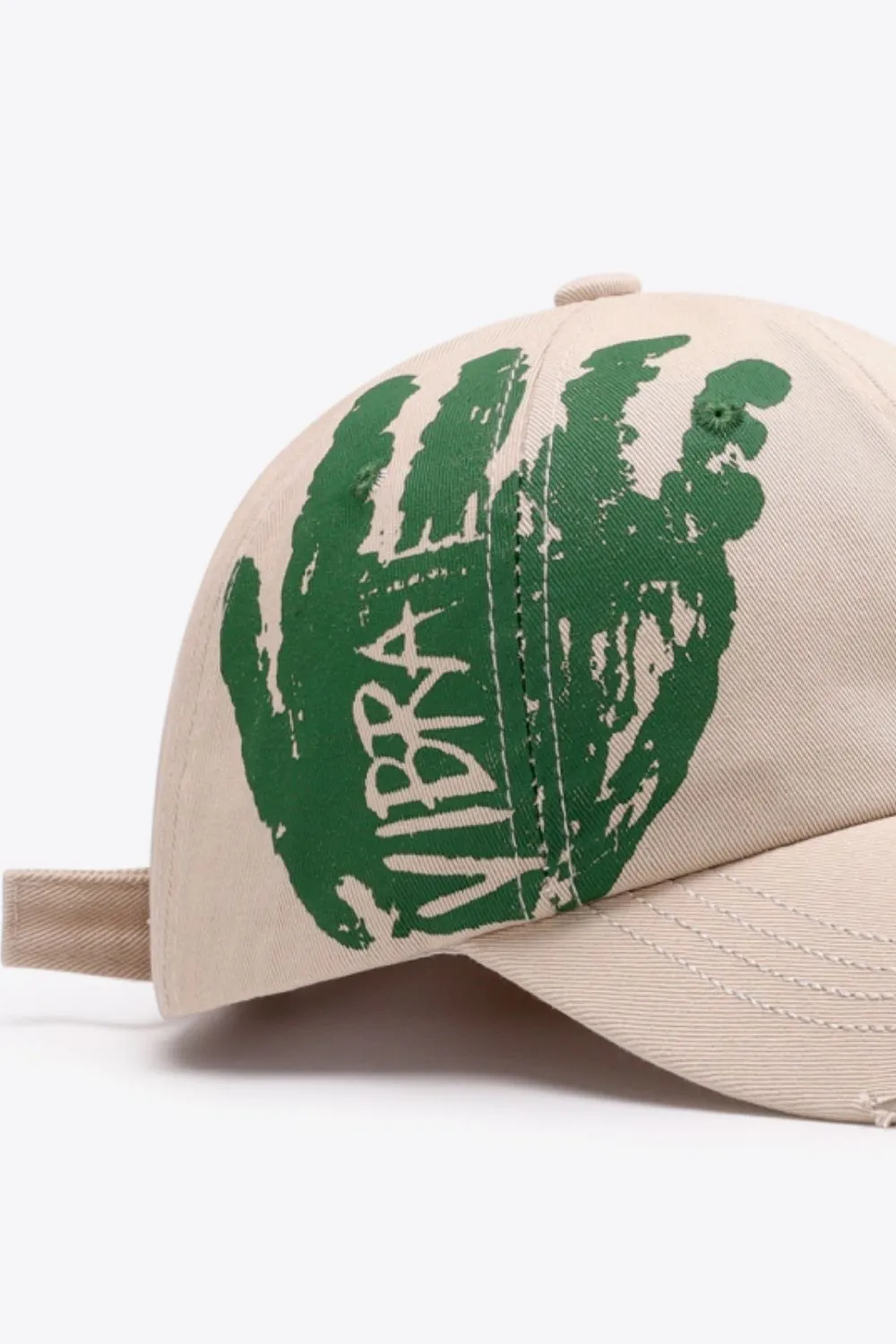 VIBRA Graphic Distressed Adjustable Baseball Cap, image 19