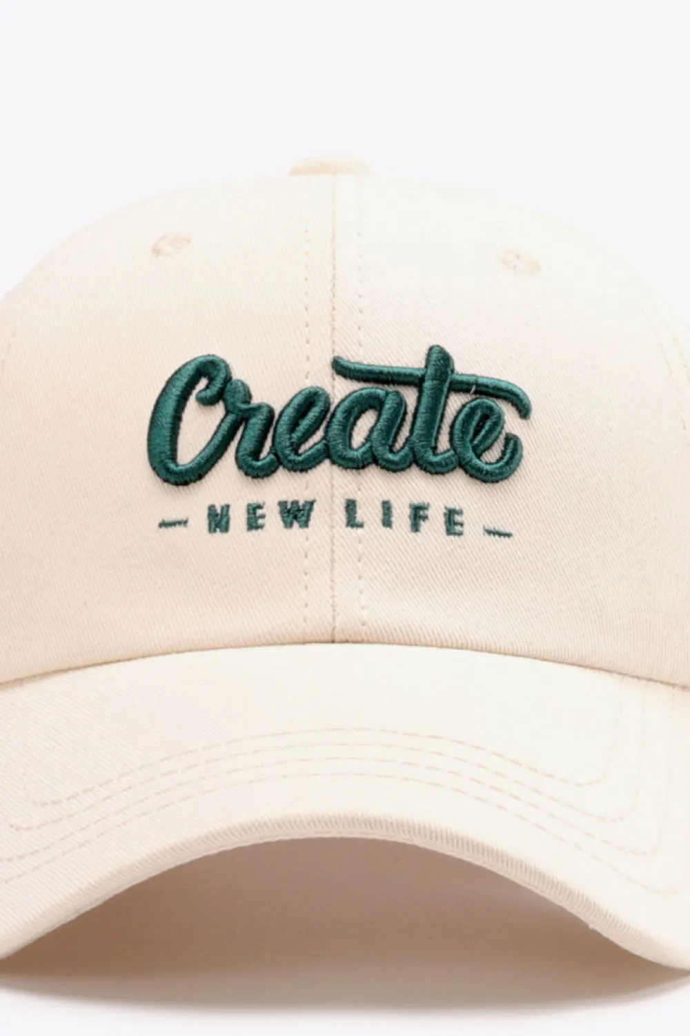 CREATE NEW LIFE Adjustable Cotton Baseball Cap, image 18