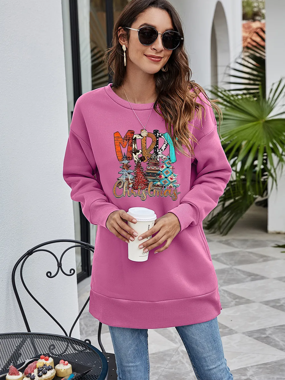 MERRY CHRISTMAS Graphic Sweatshirt, image 11