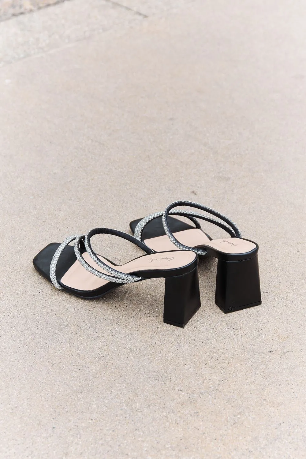 Level Up Rhinestone Strap Heels, image 5