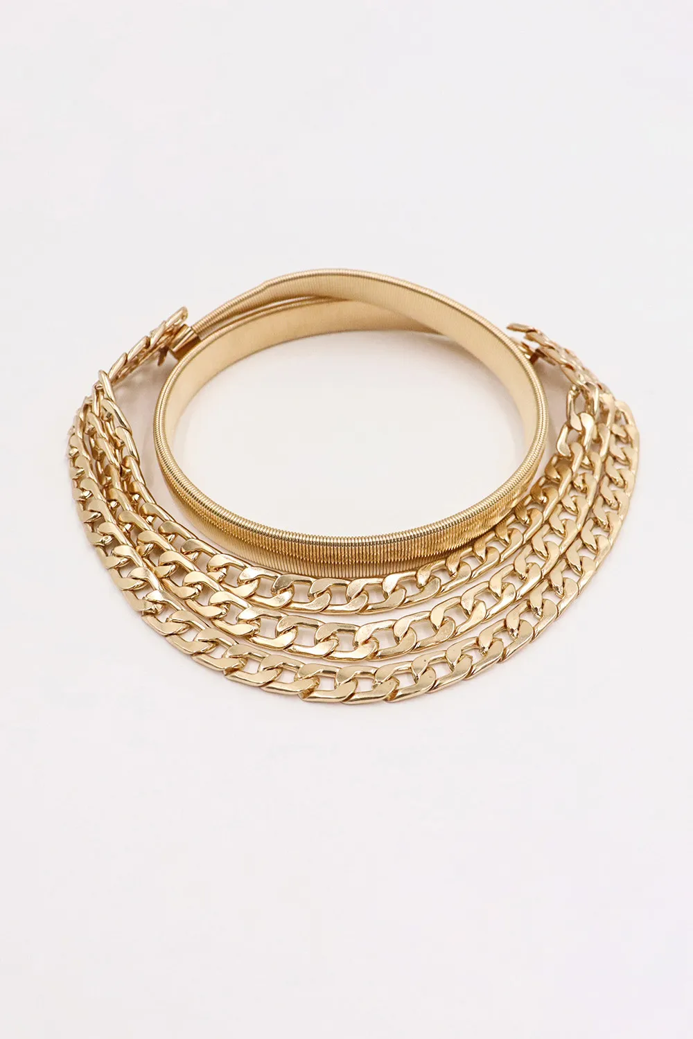 Metal Triple-Layered Chain Belt, image 2