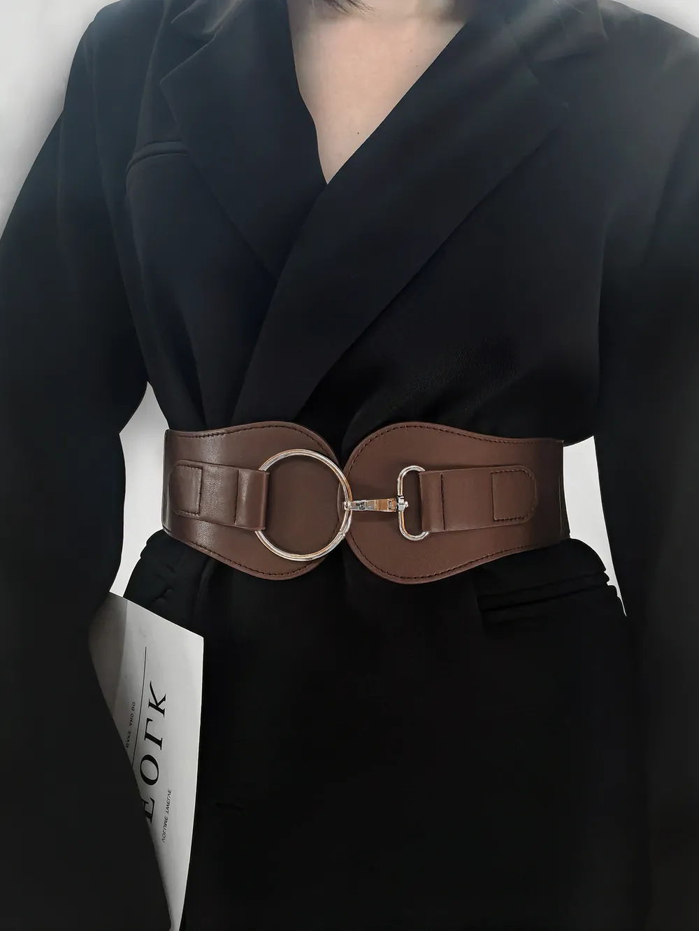 PU Elastic Wide Belt, image 20