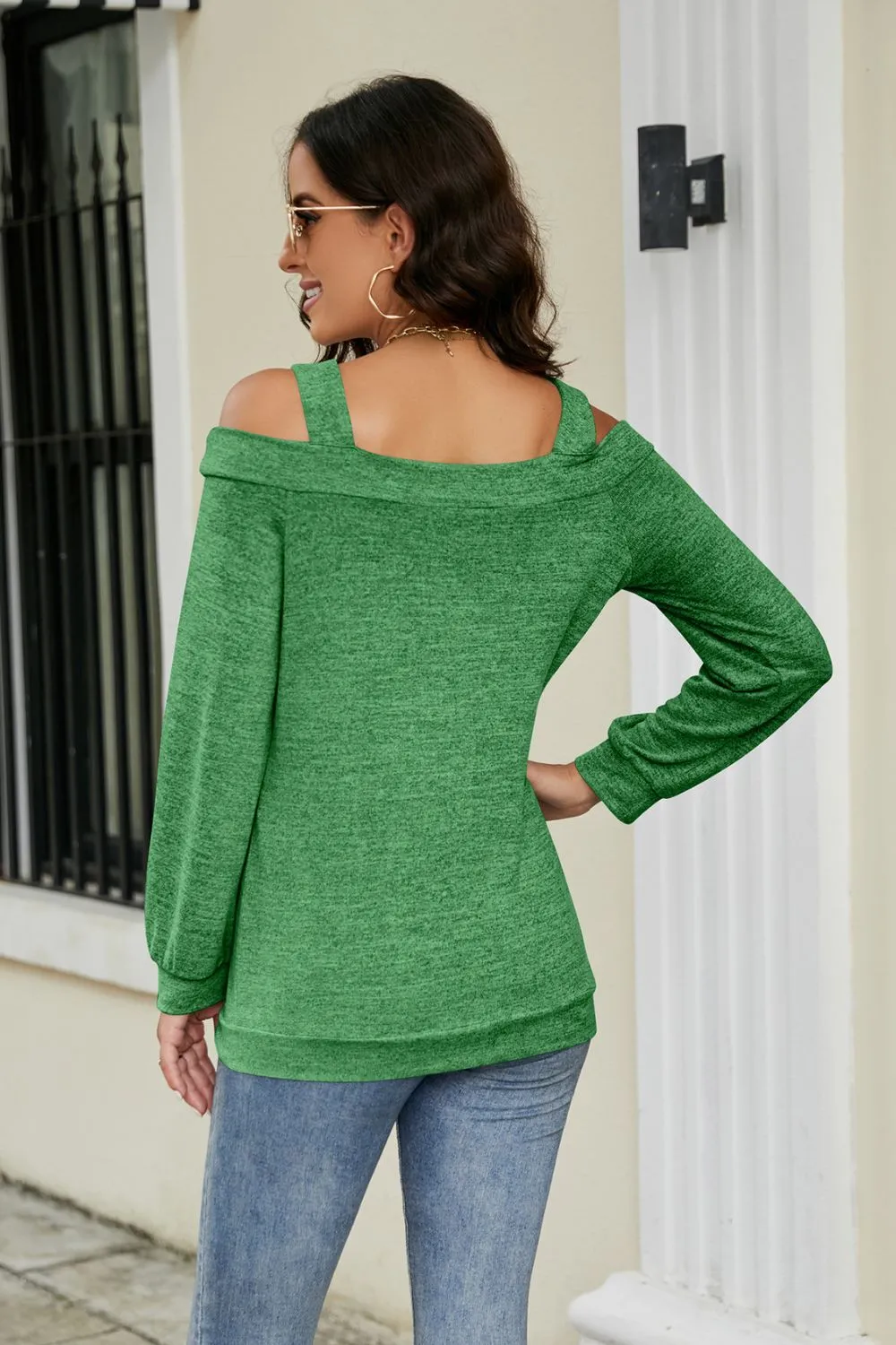 Cutout Cold-Shoulder Top, image 15