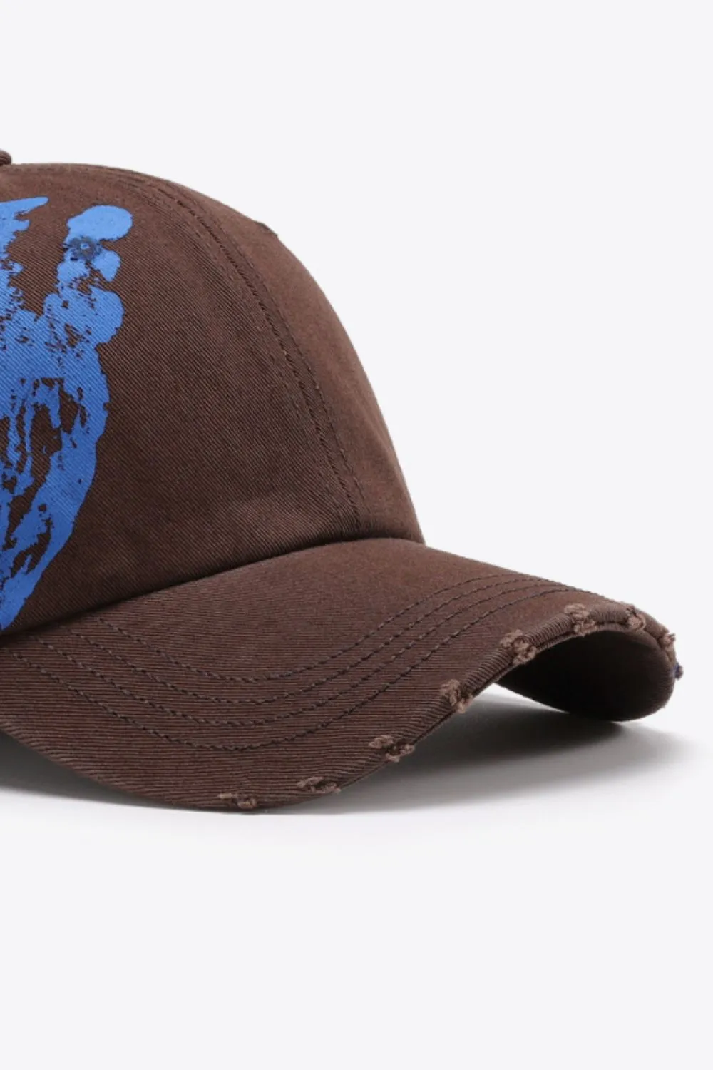 VIBRA Graphic Distressed Adjustable Baseball Cap, image 22