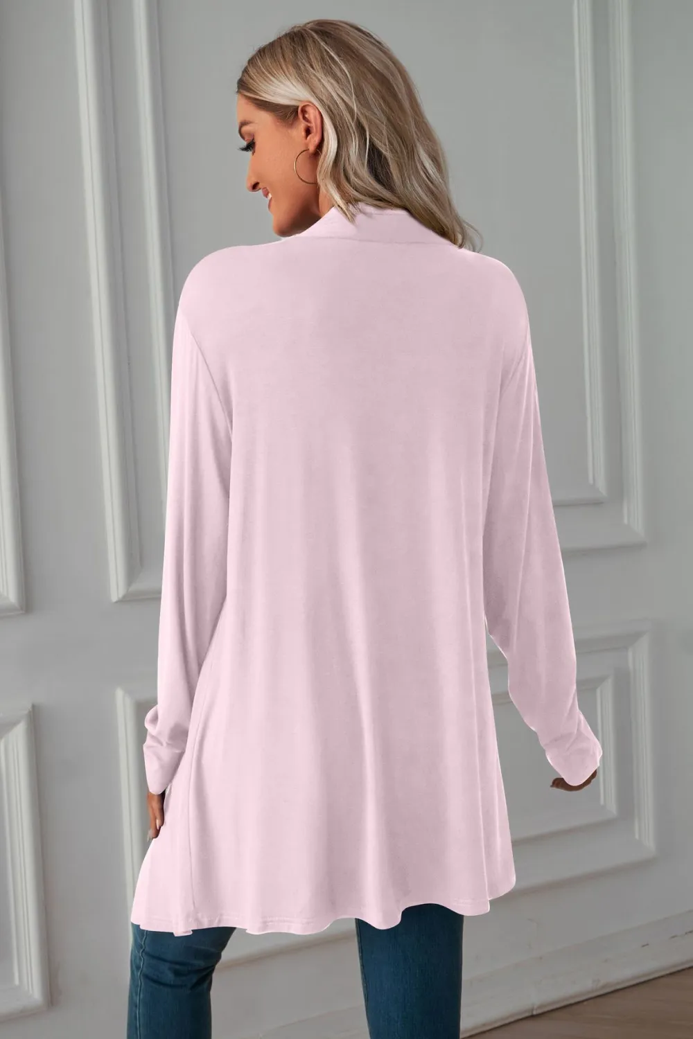 Open Front Long Sleeve Cardigan, image 13