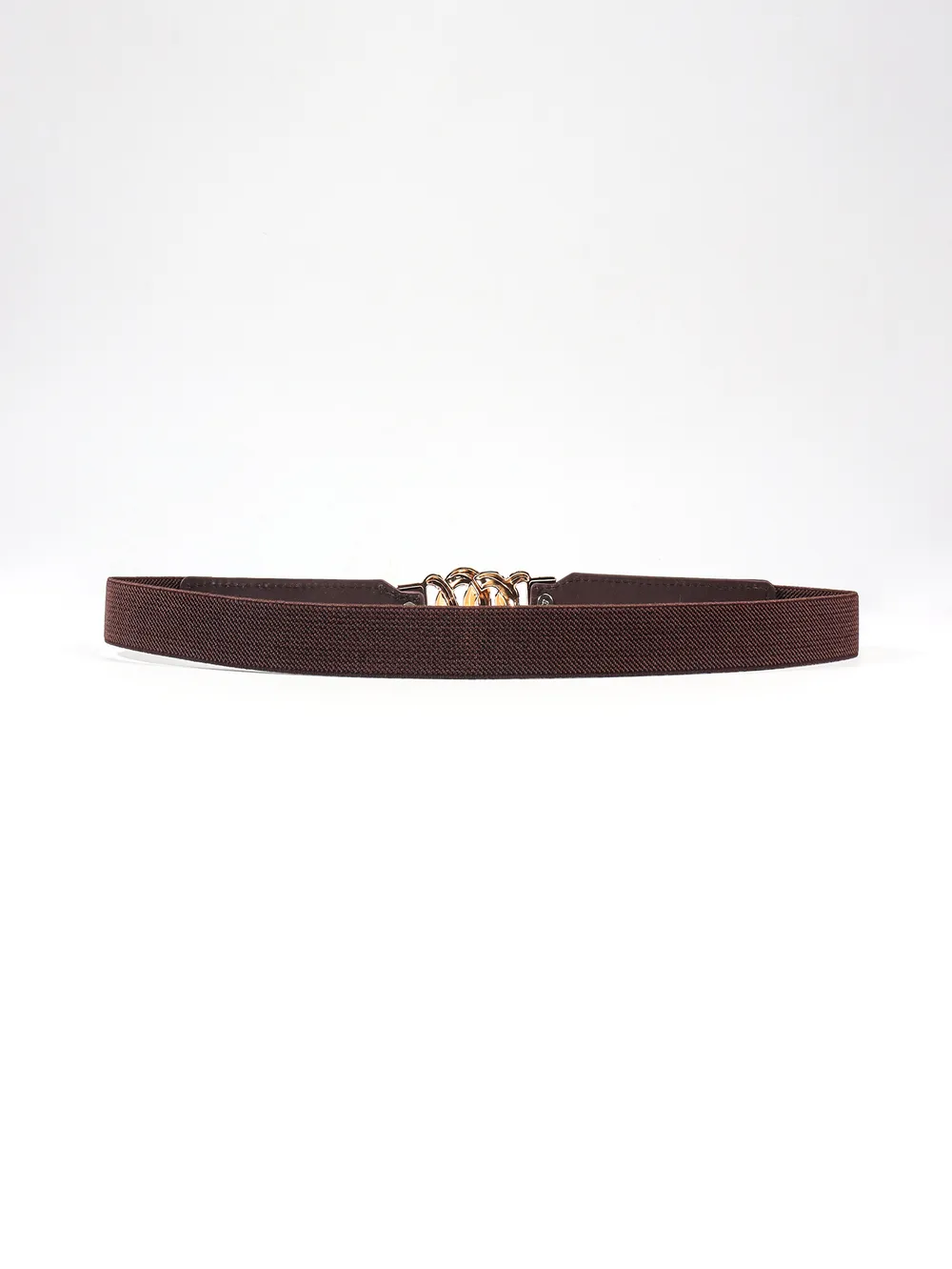 Zinc Alloy Buckle Elastic PU Belt, image 13