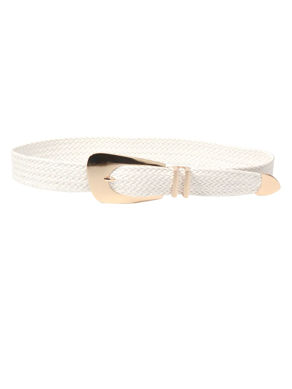 Irregular Buckle Braid Belt, image 10