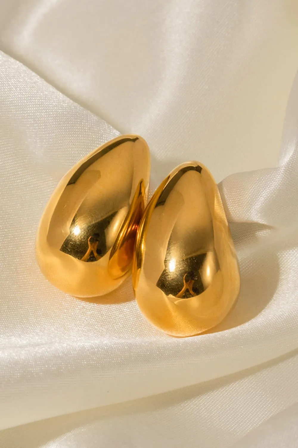 18K Gold-Plated Copper Earrings, image 5