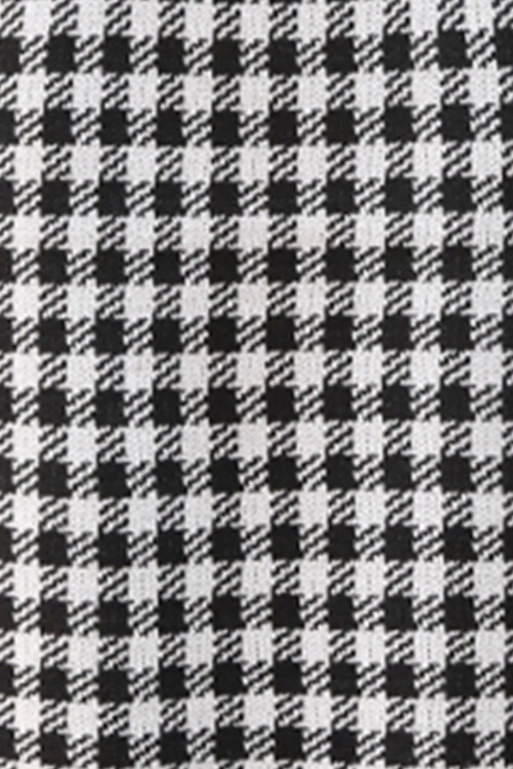 Plaid Round Neck Sleeveless Knit Top, image 5