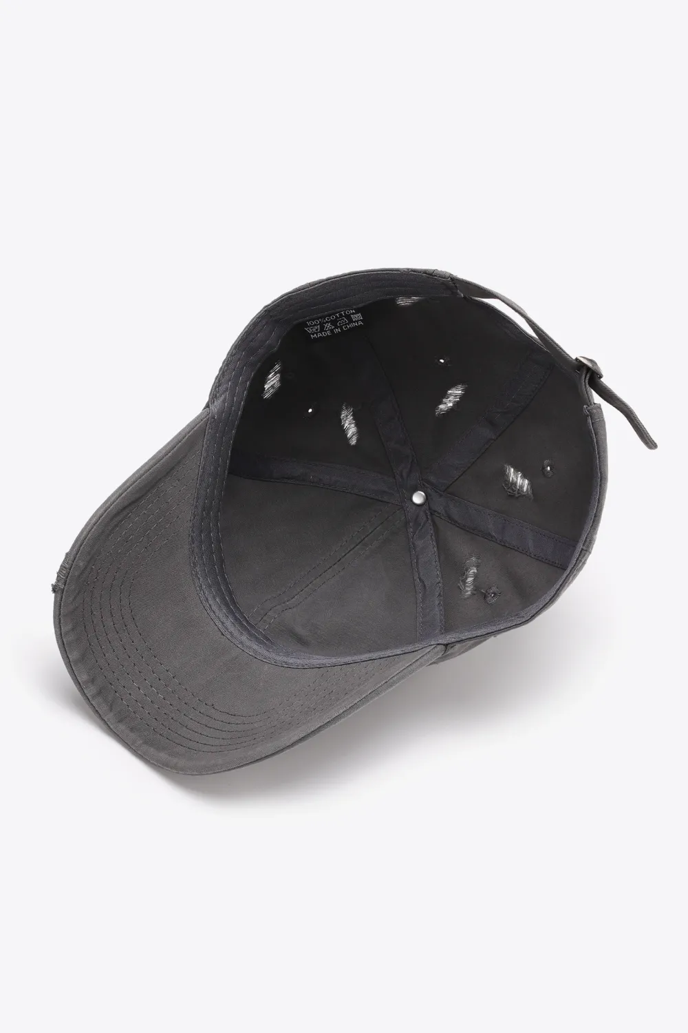 Distressed Adjustable Baseball Cap, image 6