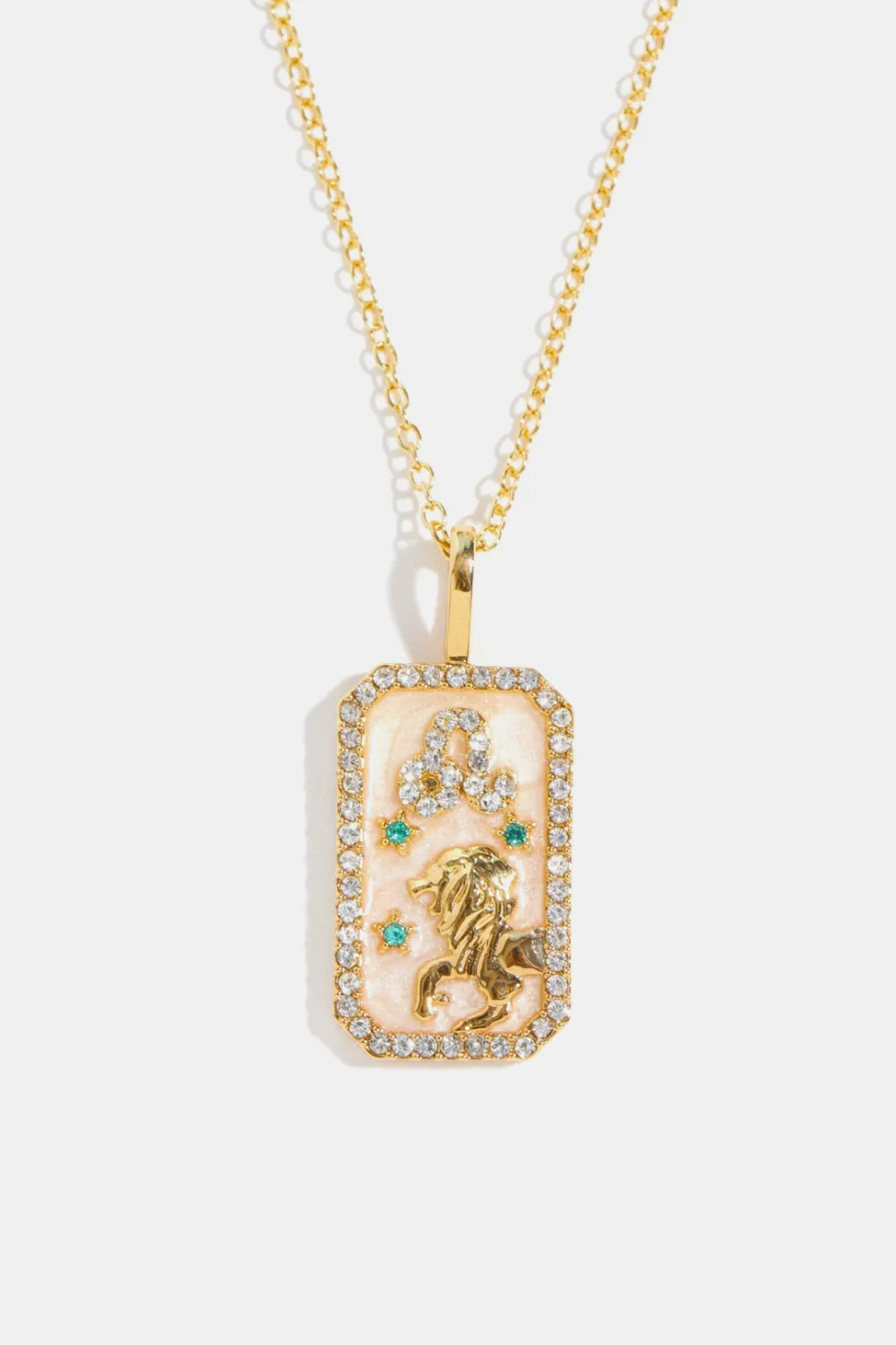 Rhinestone Constellation Pendant Copper Necklace, image 29