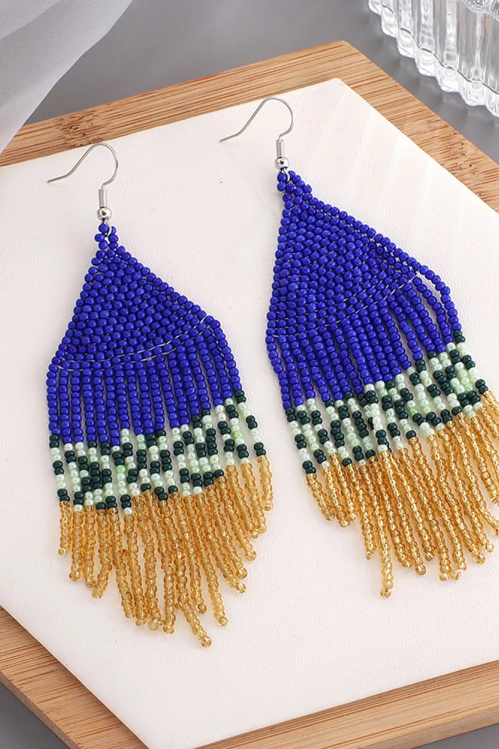 Beaded Dangle Earrings, image 6