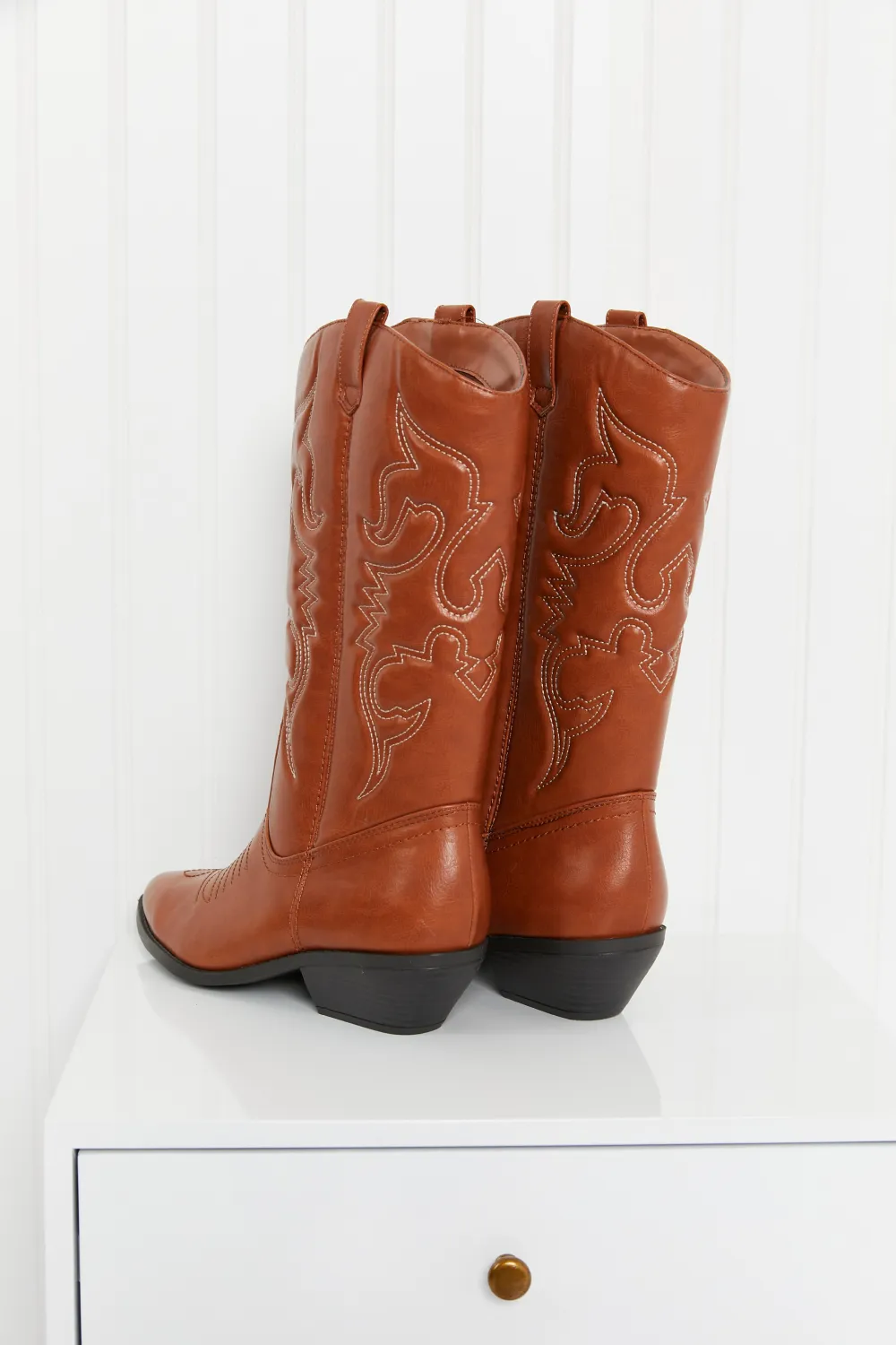 Countryside Lane Mid-Calf Embroidered Cowboy Boots, image 4