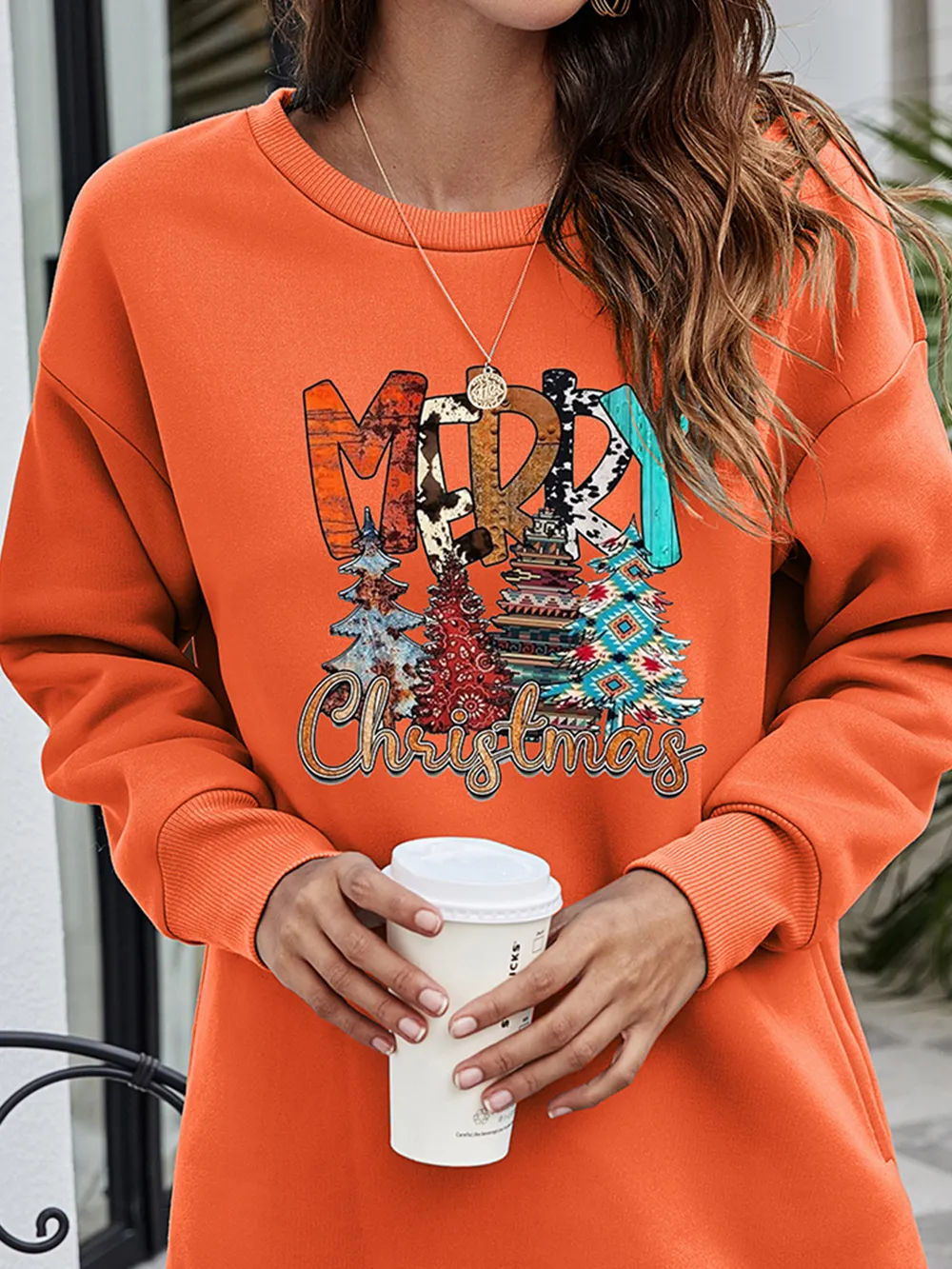 MERRY CHRISTMAS Graphic Sweatshirt, image 10
