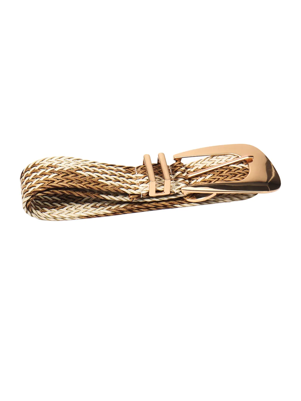 Irregular Buckle Braid Belt, image 11