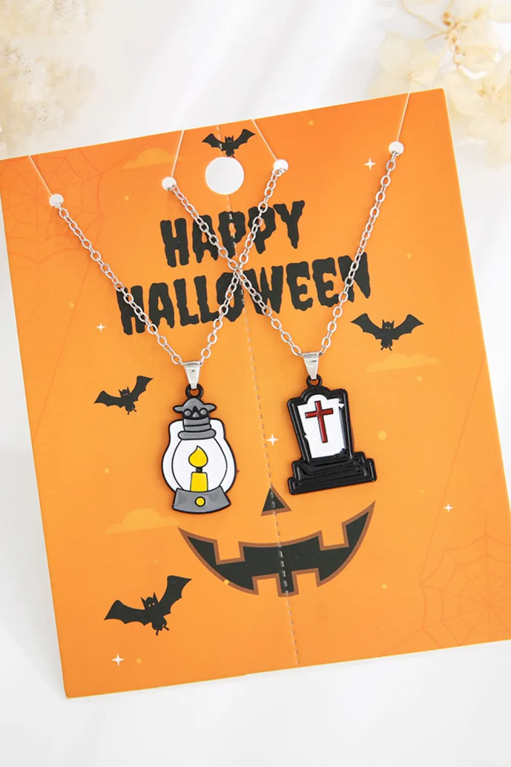 Two-Piece Halloween Theme Necklace Set, image 7