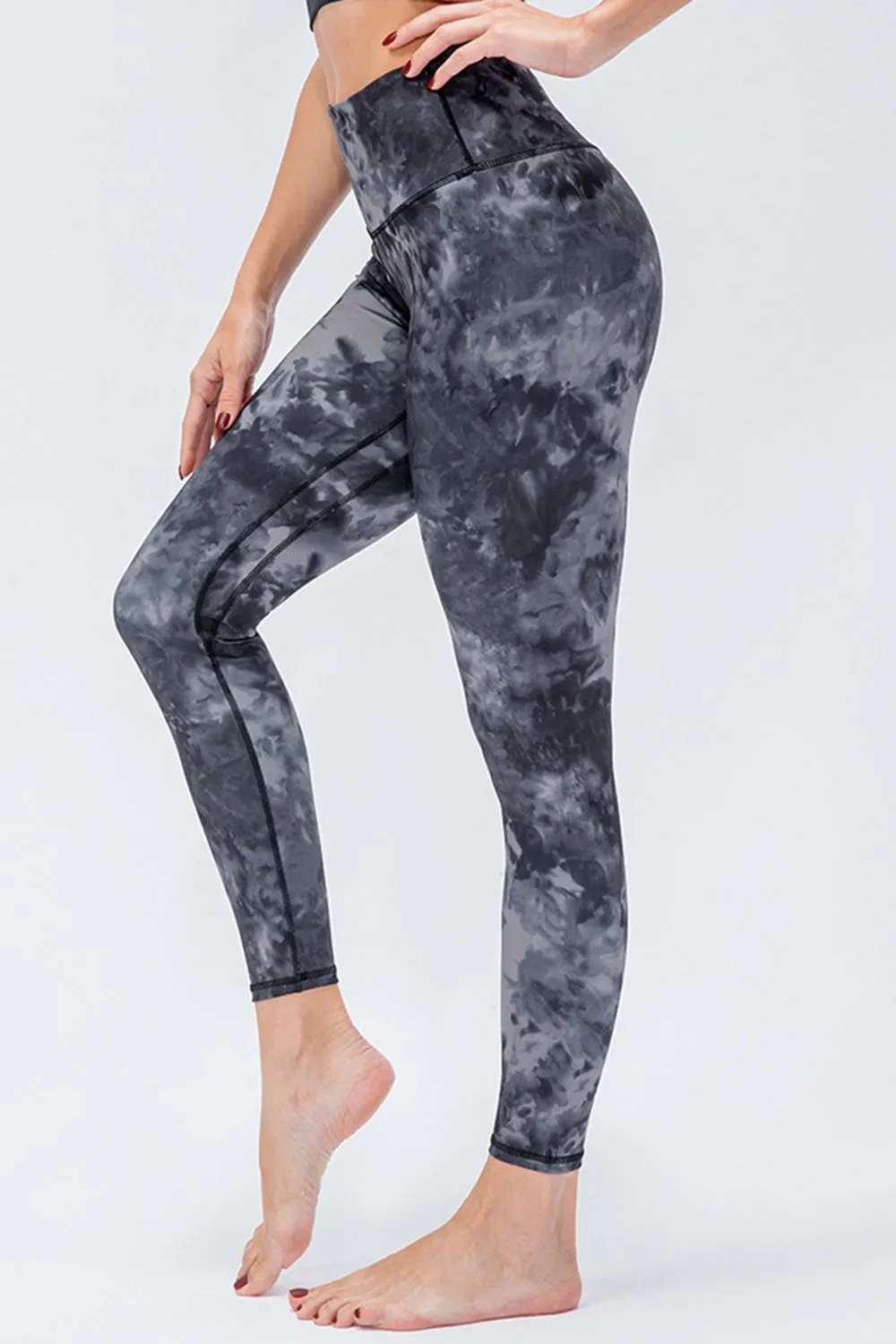 Wide Waistband Slim Fit Active Leggings, image 8