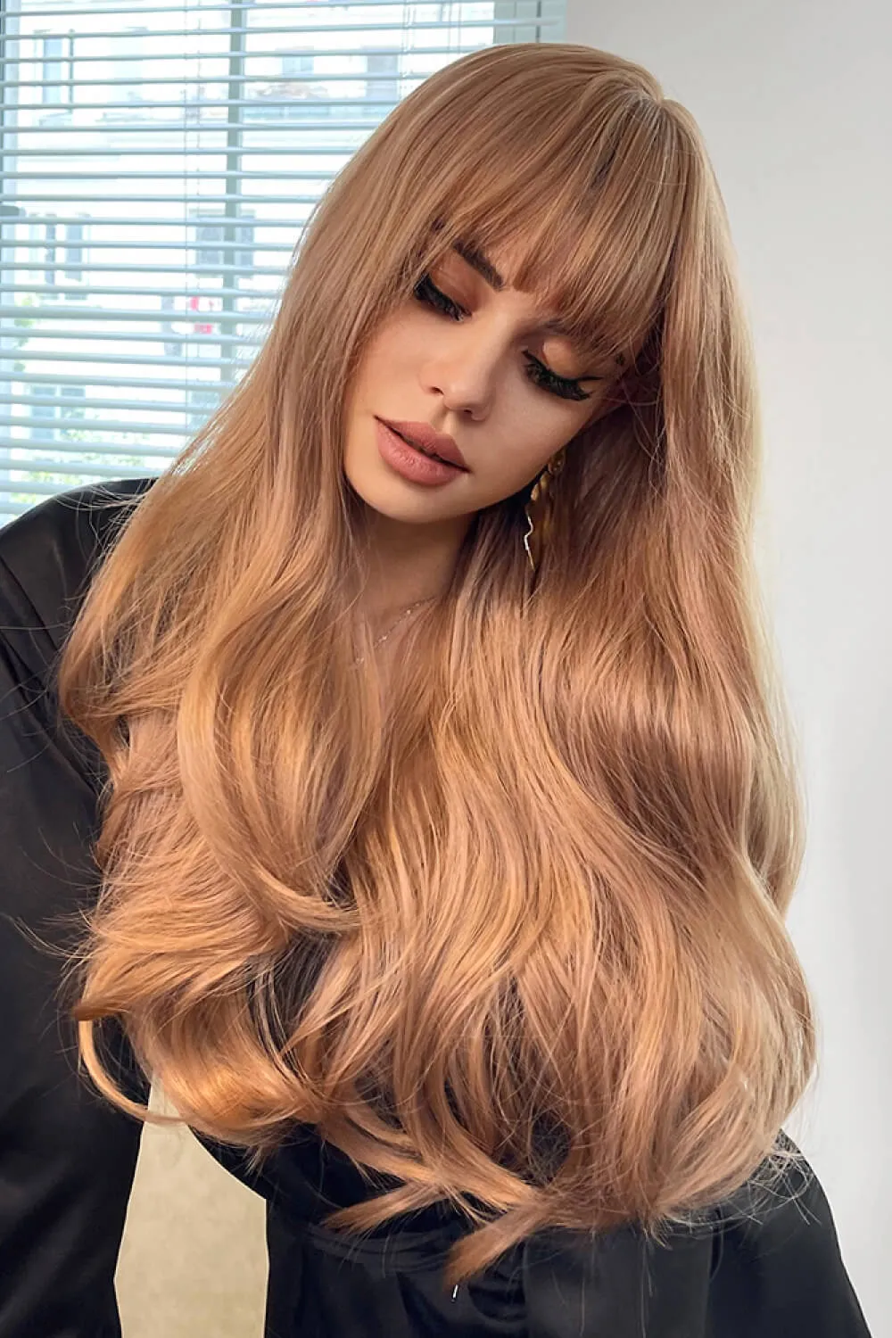 Natural Wave Full Machine Synthetic Wigs 26", image 5