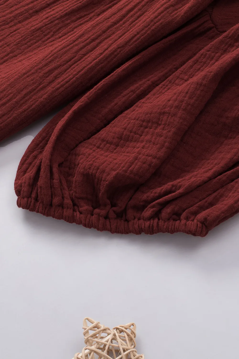 Dropped Shoulder V-Neck Blouse, image 25
