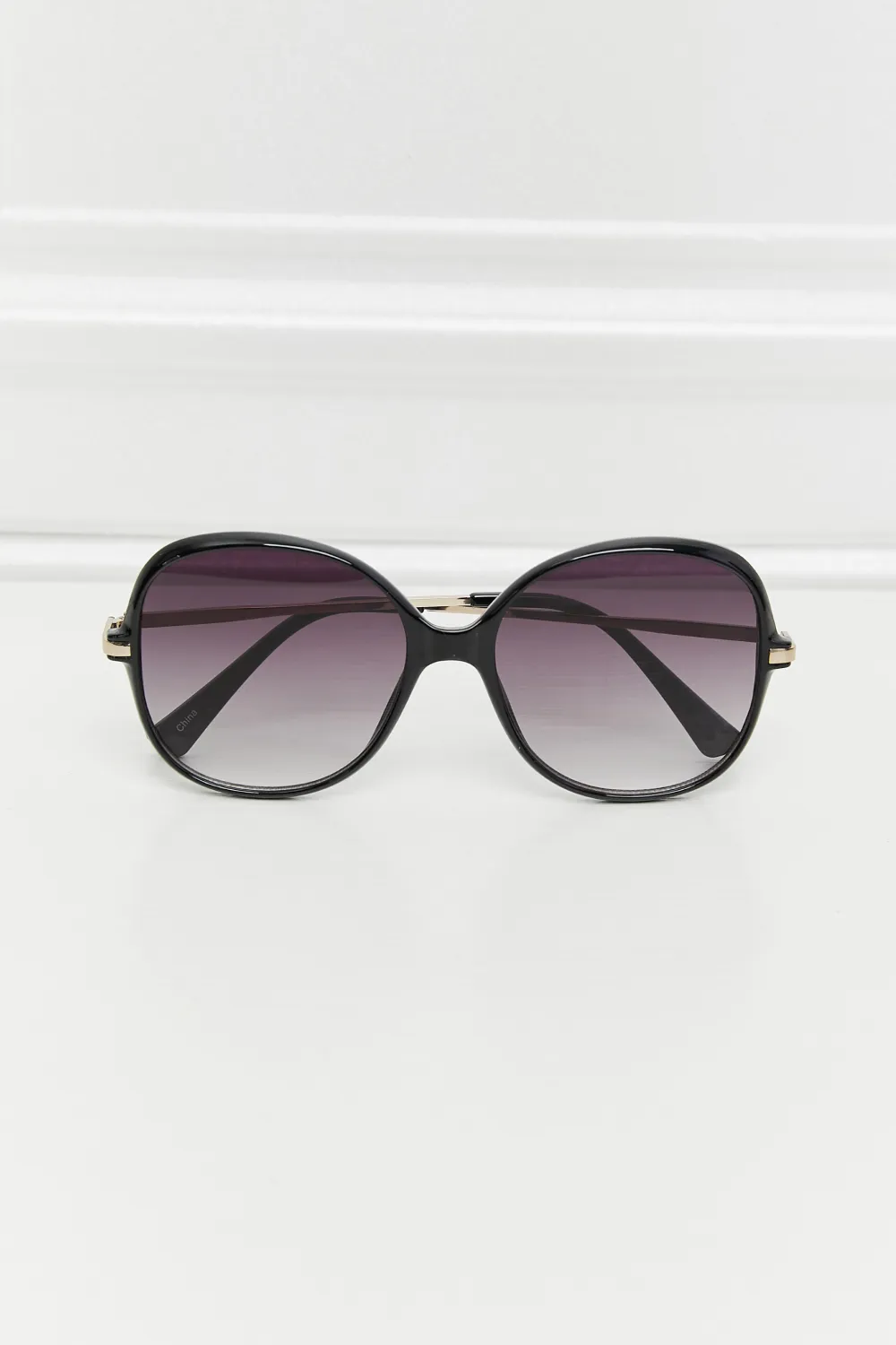 Metal-Plastic Hybrid Full Rim Sunglasses, image 8