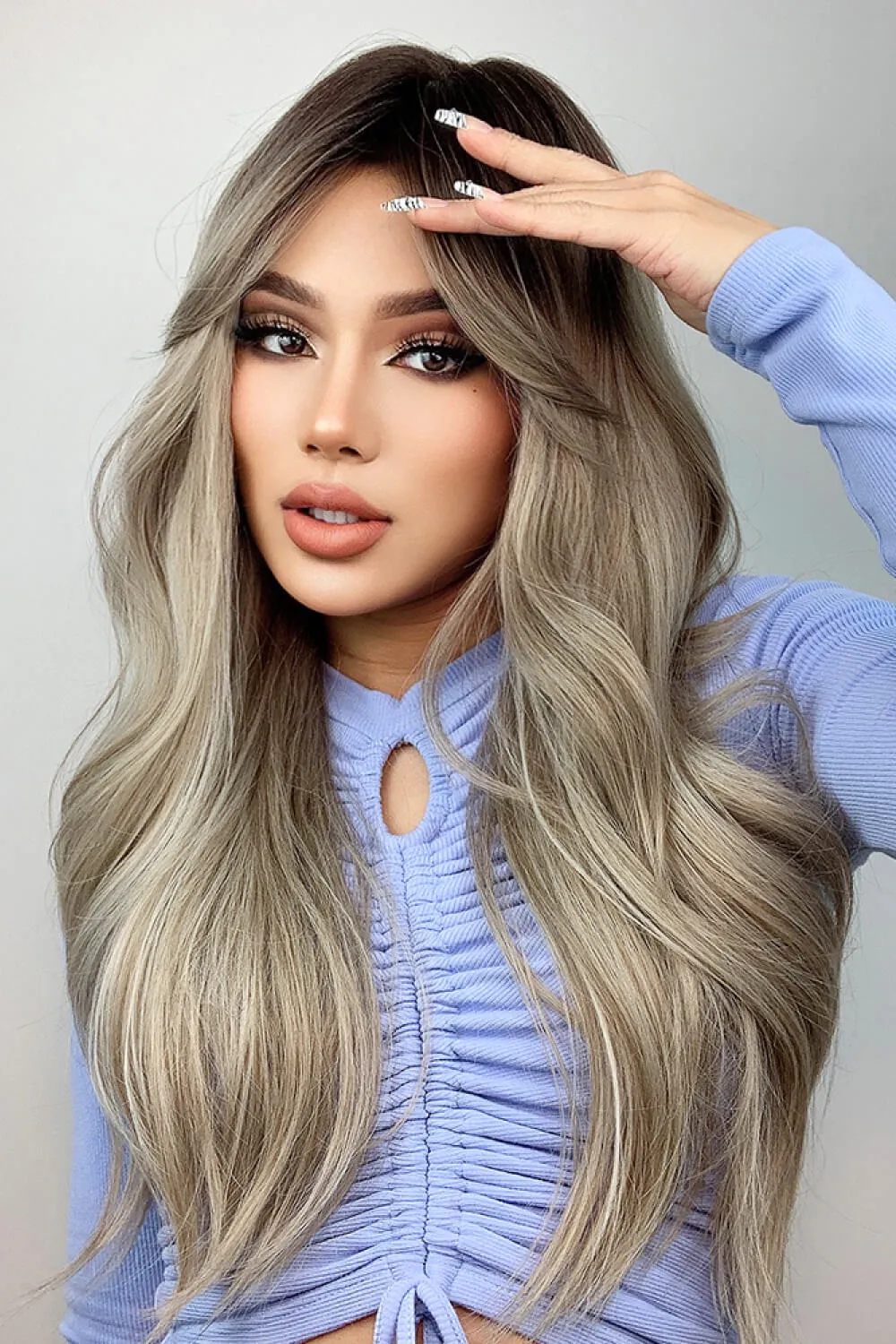 Full Machine Long Wave Wigs 26'', image 7