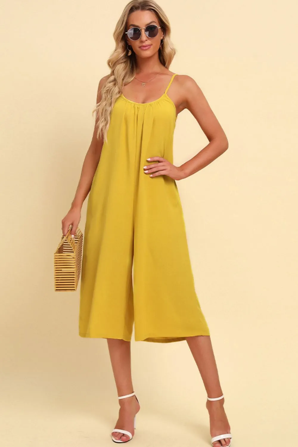 Spaghetti Strap Scoop Neck Jumpsuit, image 5