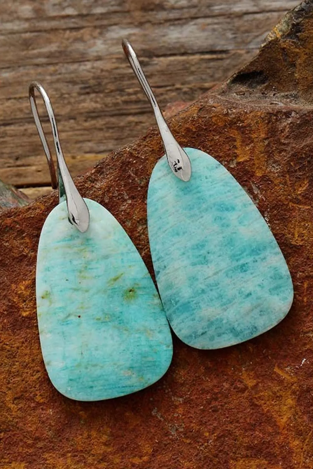 Natural Stone Dangle Earrings, image 2