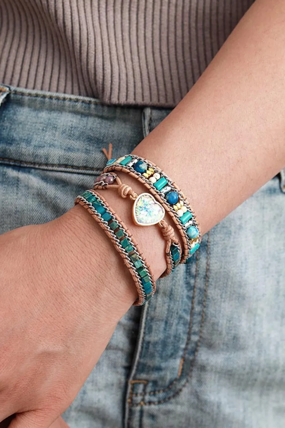 Heart Layered Bracelet, image 3