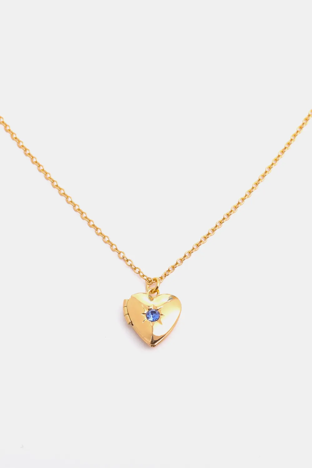 Zircon Heart Shape 14K Gold-Plated Pendant Necklace, image 32
