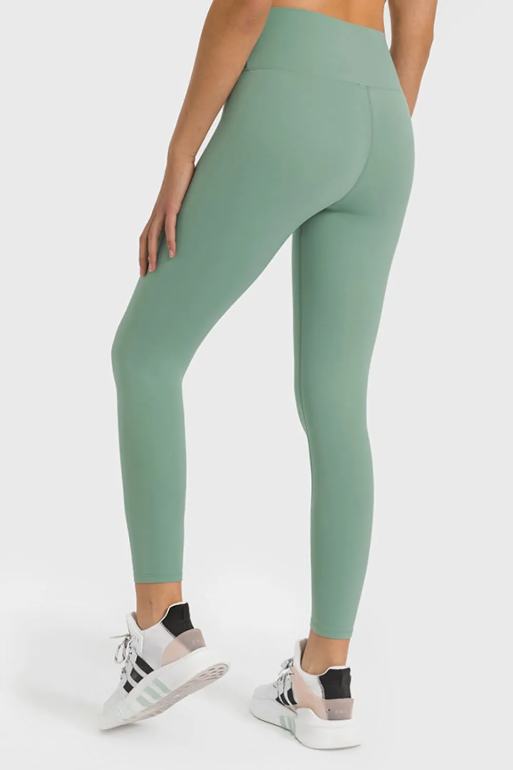 High Waist Ankle-Length Yoga Leggings, image 12