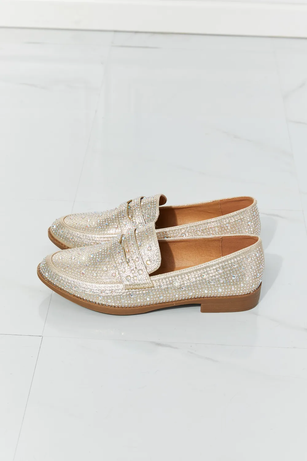 Make It Shine Rhinestone Loafers, image 5