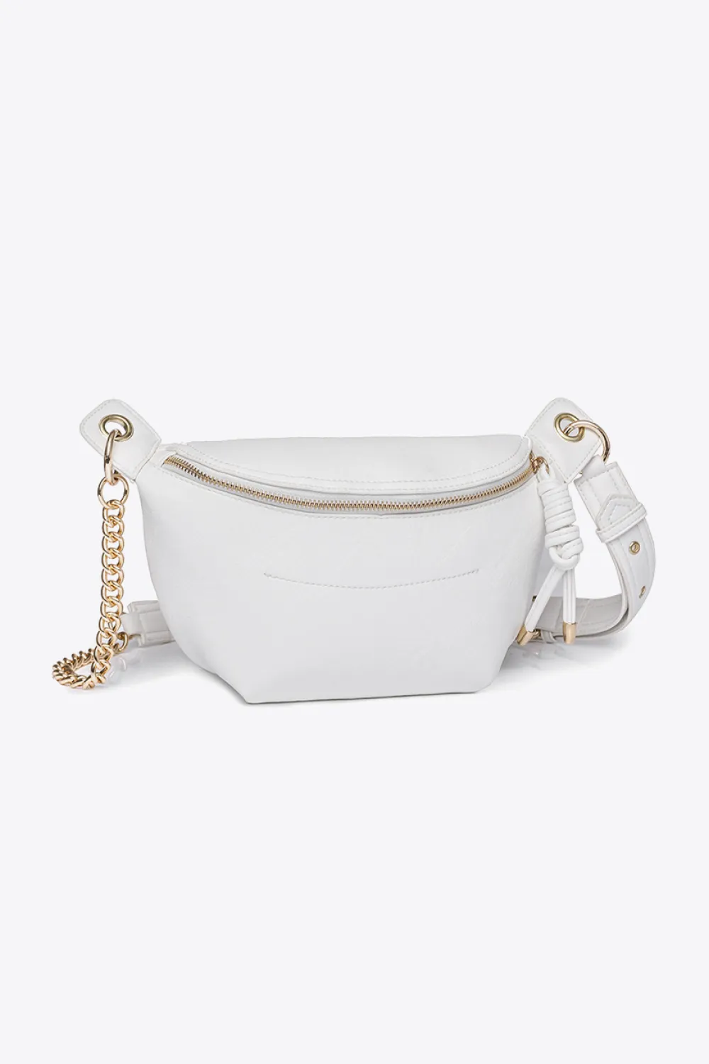 PU Leather Chain Strap Crossbody Bag, image 3