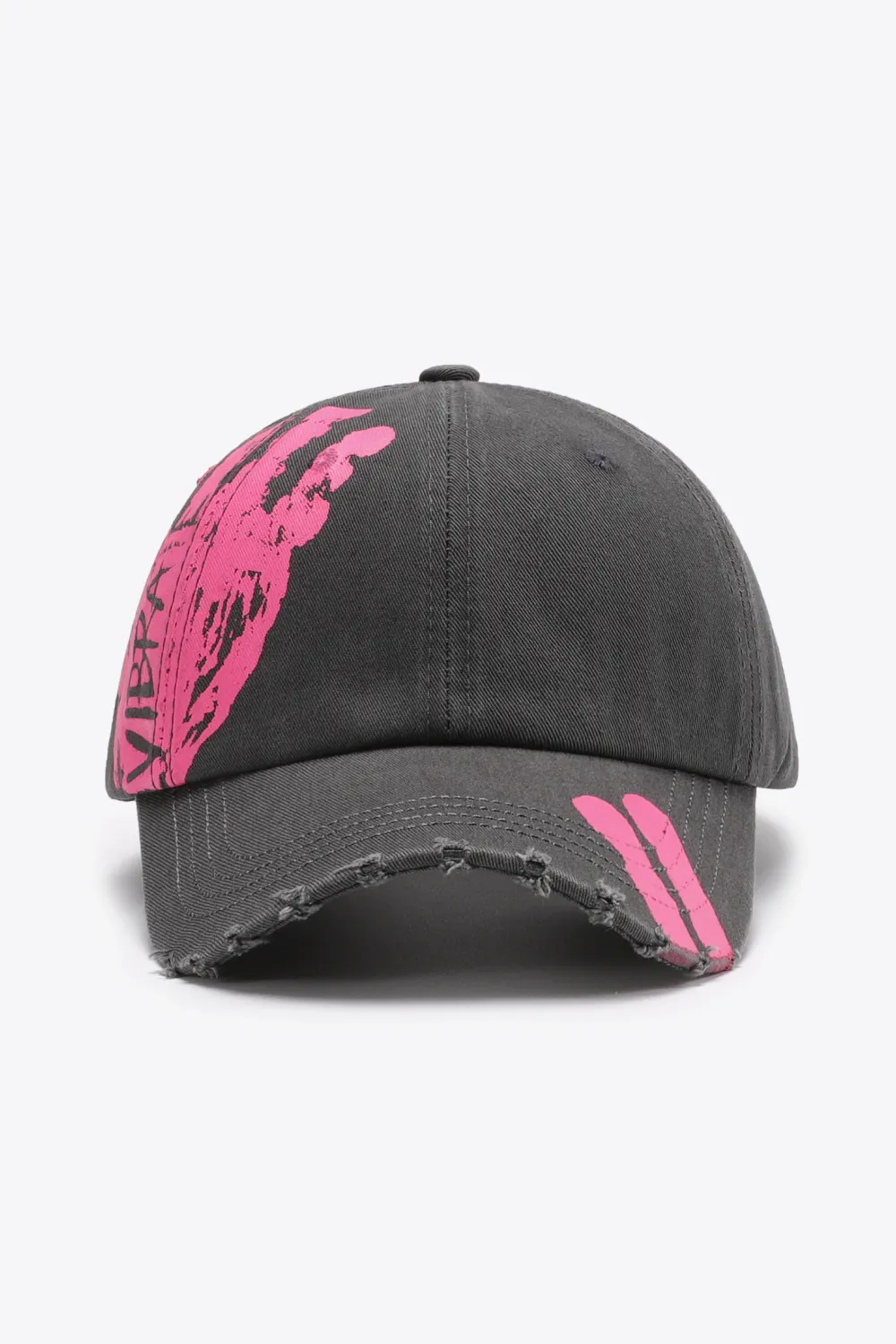 VIBRA Graphic Distressed Adjustable Baseball Cap, image 14